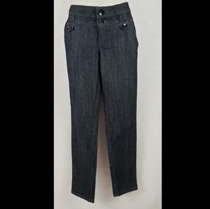 Boom Boom straight leg Black denim jeans size 7